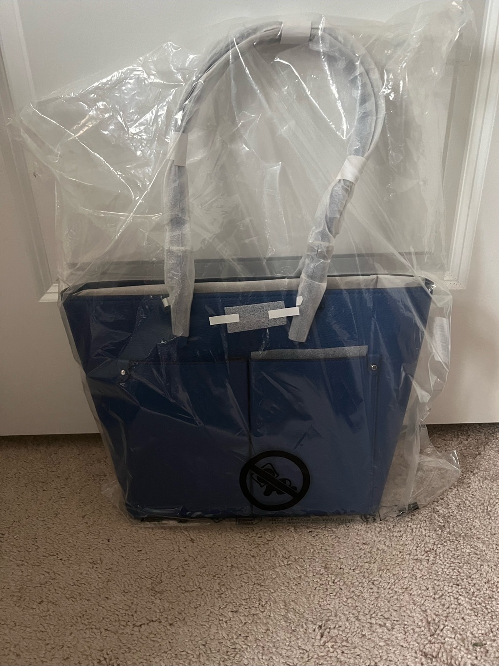 Michael Kors Jet Set Travel Tote in Galaxy Blue NWT